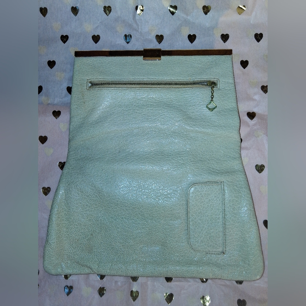 Vintage Bienen-Davis Leather Fold Out Clutch